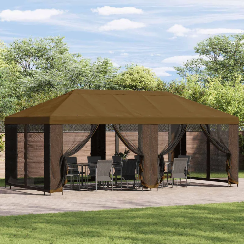 Tuinpaviljoen 6 X 3 M Polyester En Staal 190 Gsm
