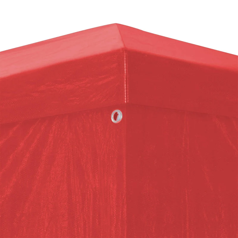 Partytent 900 X 300 X 255 Cm Rood Pe En Staal