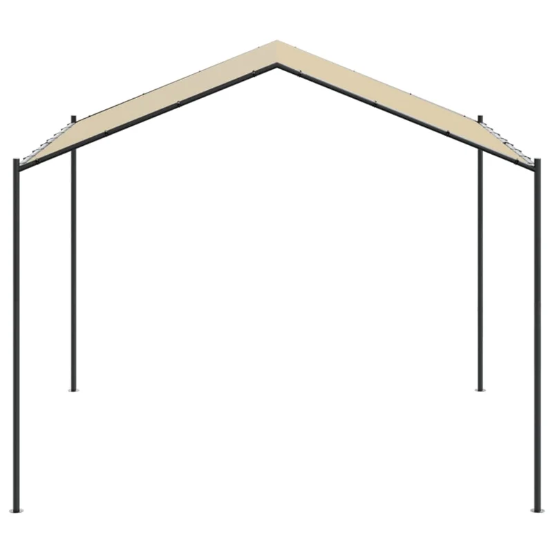 Tuinpaviljoen 4X4 M Staal En Stof Beige