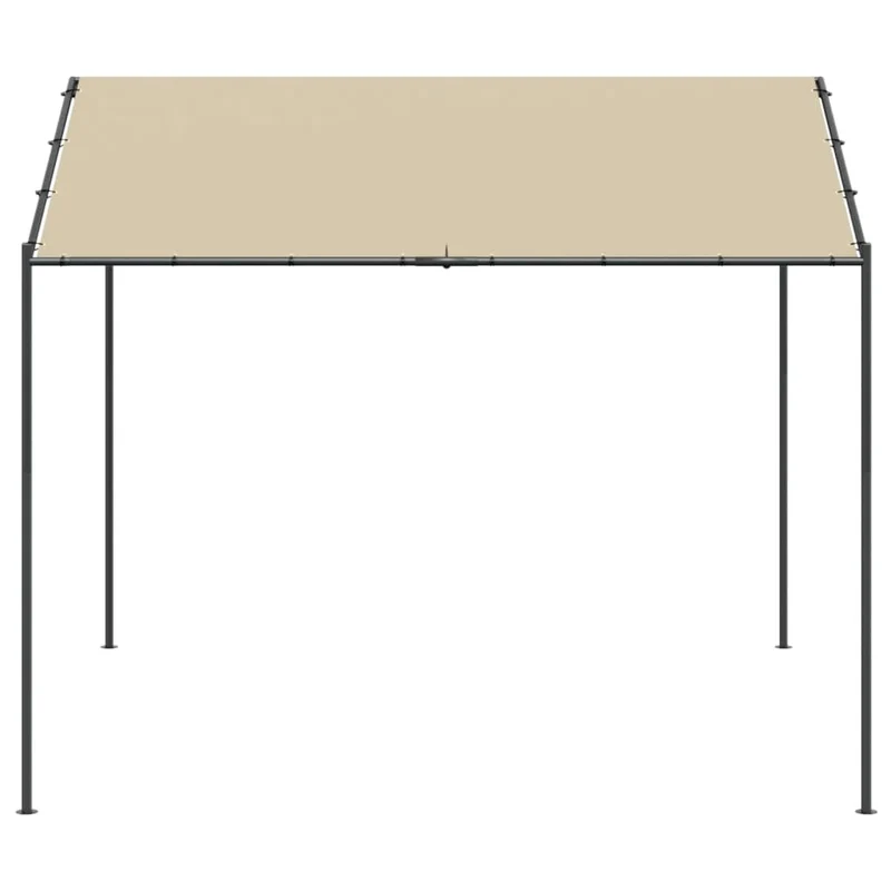 Tuinpaviljoen 4X4 M Staal En Stof Beige