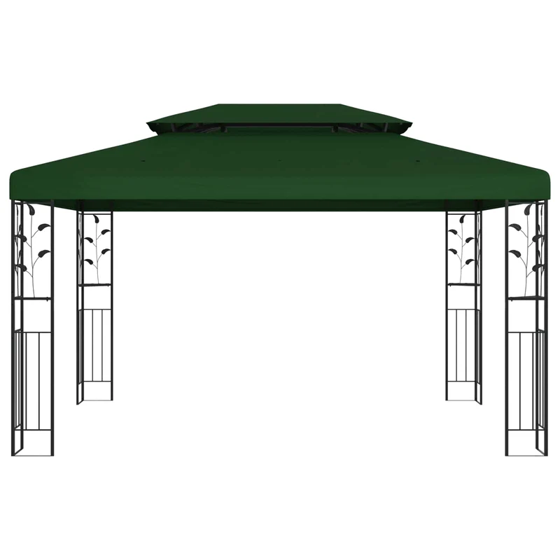 Prieel 3,97 X 2,96 X 2,68 M Groen Polyester En Staal