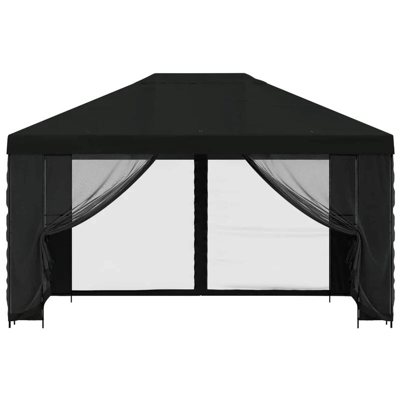 Paviljoen Met Zijwanden 4 × 3 M Polyester En Staal