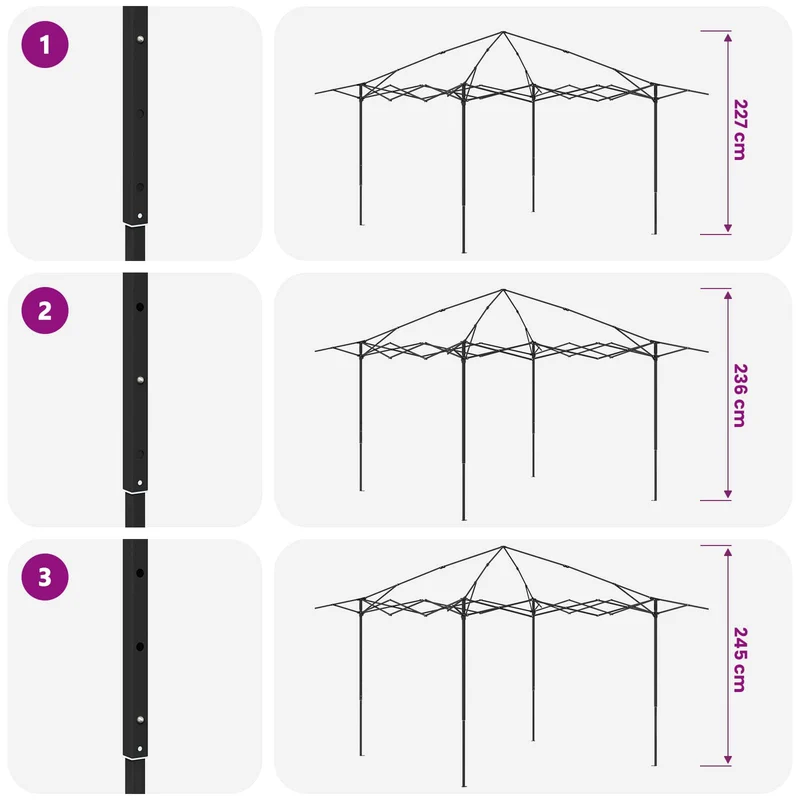 Tuinpaviljoen 2,6 X 2,6 M