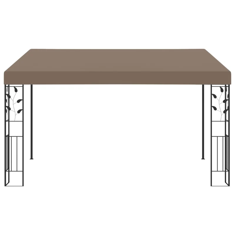 Wandprieel 4X3X2,5 M Taupe