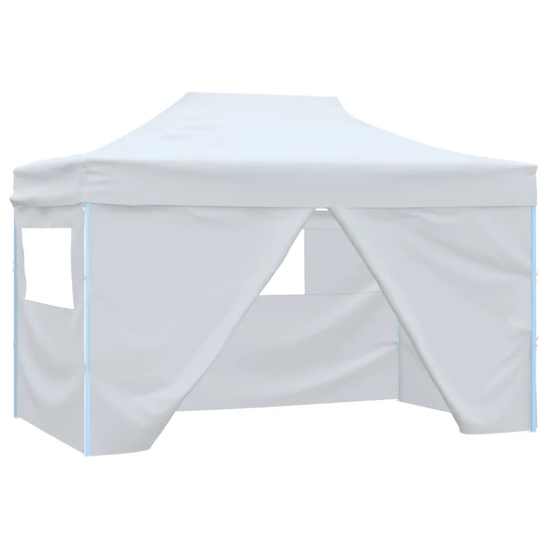 Partytent Met 4 Zijwanden Inklapbaar 3X4,5 M Wit
