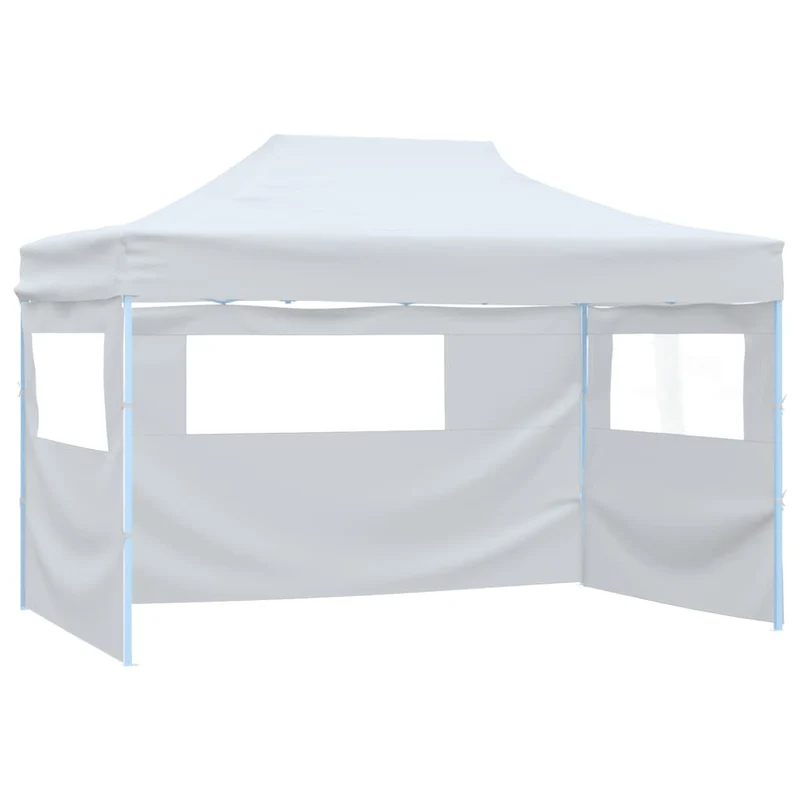 Partytent Met 4 Zijwanden Inklapbaar 3X4,5 M Wit