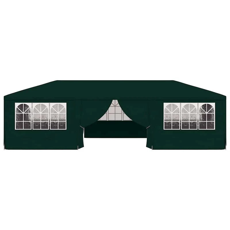 Partytent Met Zijwanden Professioneel 90 G/M² 4X9 M Groen