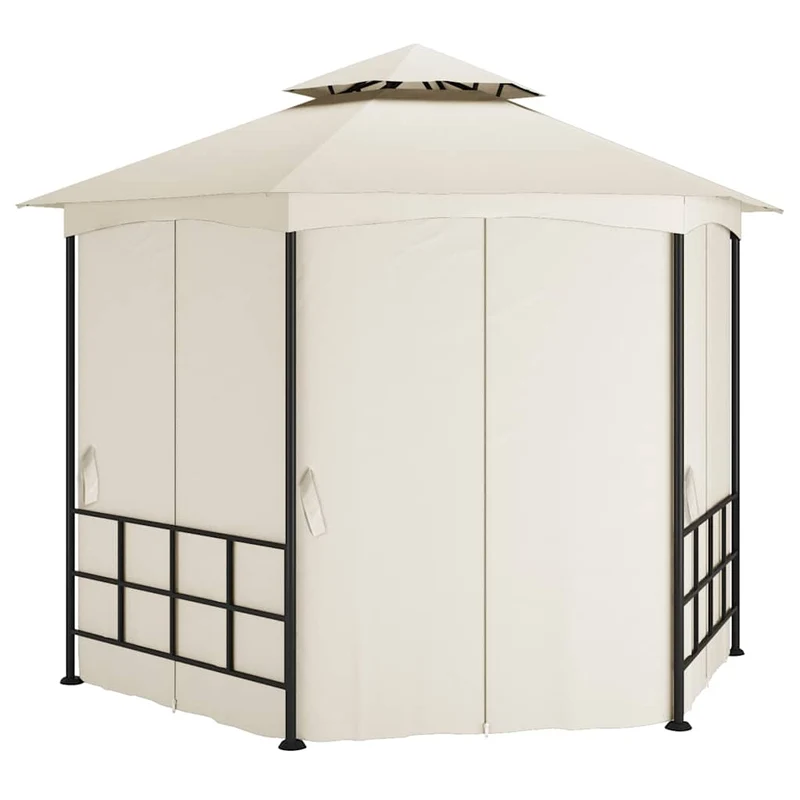 Prieel Met Zijwanden 3,1X2,7 M Kleurig