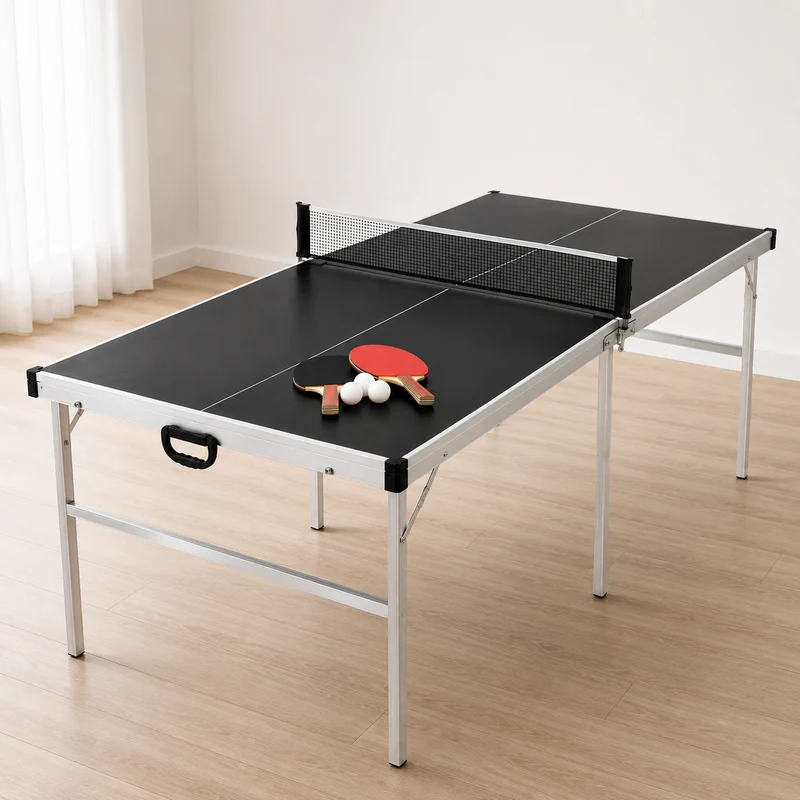 Mesa de Ping Pong Plegable con red 182x91 cm