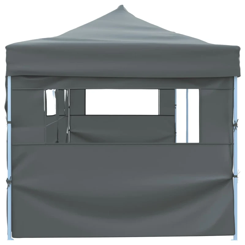 Vouwtent Pop-Up Met 5 Zijwanden 870X291X315 Cm Antraciet