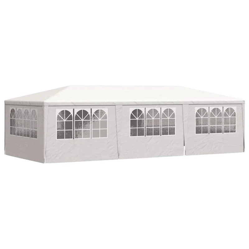 Partytent Met Zijwanden Professioneel 90 G/M² 4X9 M Wit