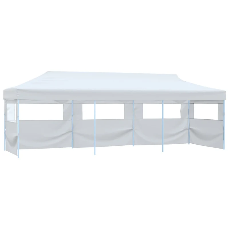 Partytent Pop-Up Met 5 Zijwanden 3X9 M Wit