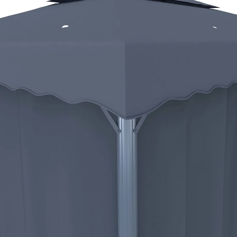 Prieel Met Gordijn Aluminium