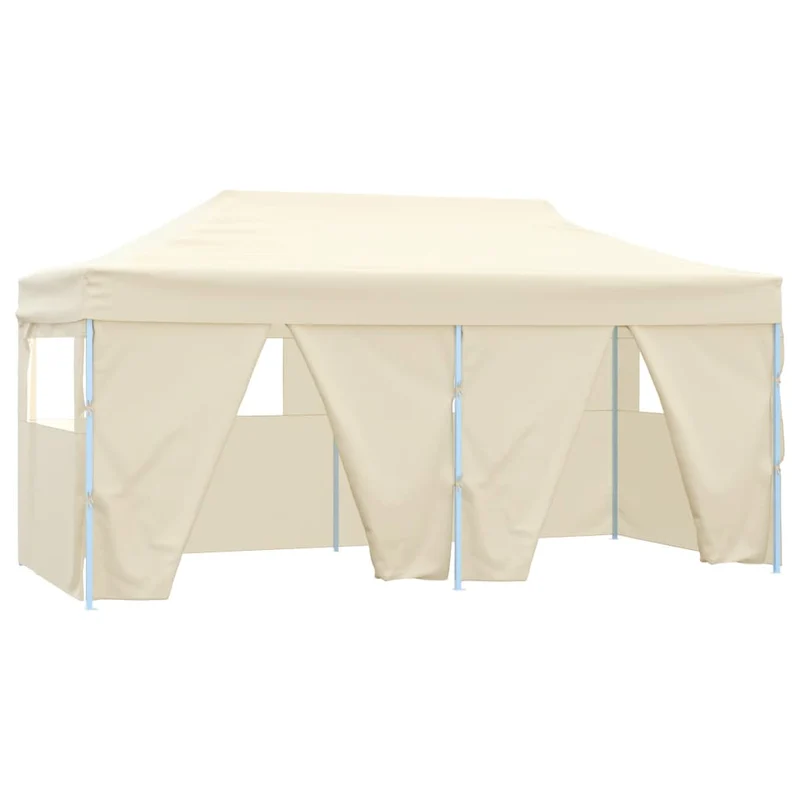 Partytent Met 4 Zijwanden Inklapbaar 3X6 M Staal