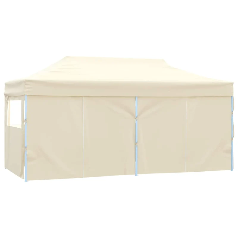 Partytent Met 4 Zijwanden Inklapbaar 3X6 M Staal