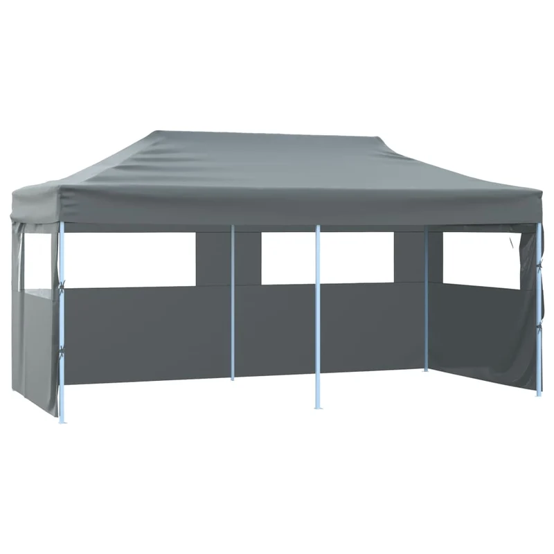 Partytent Met 4 Zijwanden Inklapbaar 3X6 M Staal