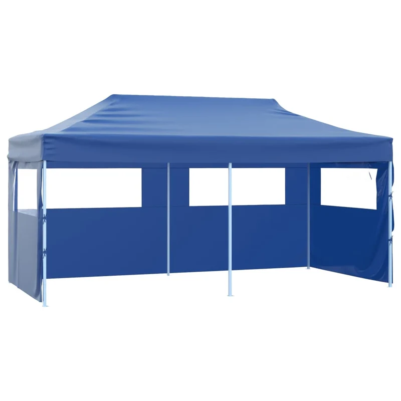 Partytent Met 4 Zijwanden Inklapbaar 3X6 M Staal