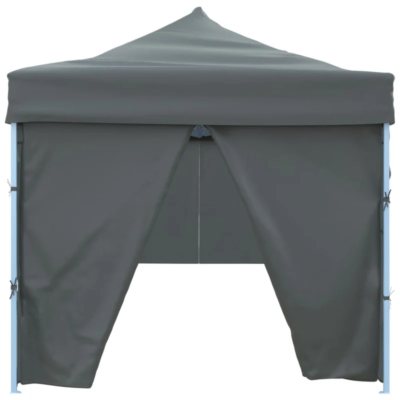 Vouwtent Pop-Up Met 8 Zijwanden 870X291X315 Cm Antraciet