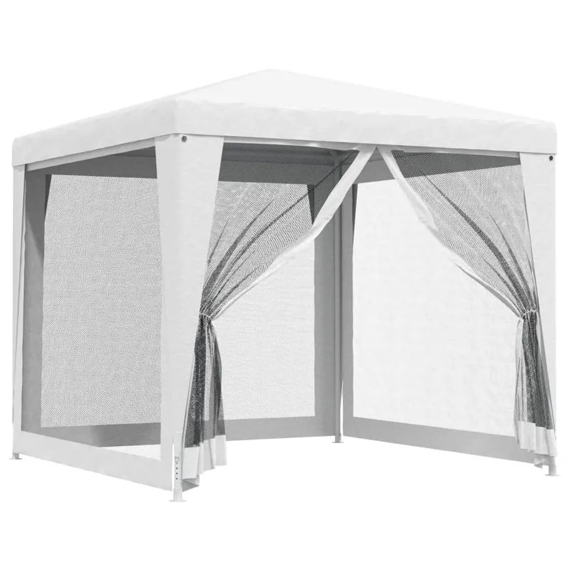 Partytent Met 4 Mesh Zijwanden 2,5X2,5 M