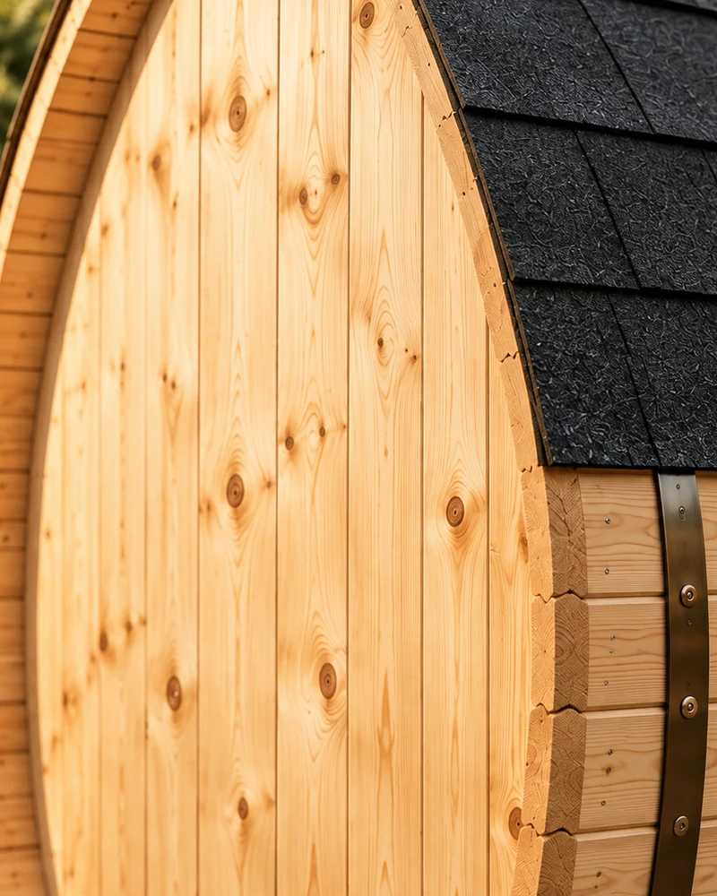 Sauna Barril Exterior Jardín 3-4 Personas