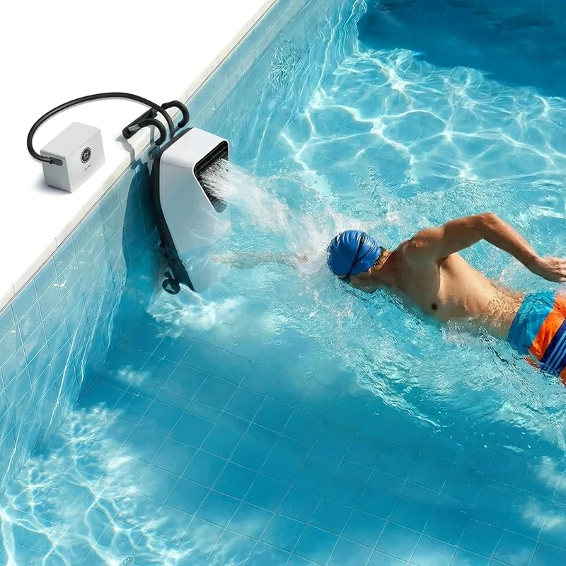 iGarden Swim Jet 10 Horas Máquina de Contracorriente Portátil para Piscina sin Obras