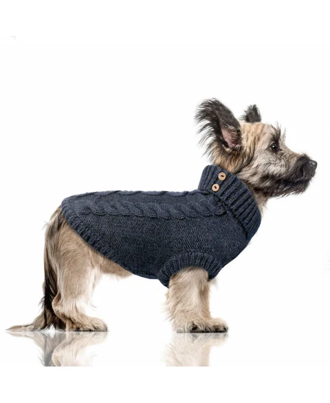 Pull Donovan torsade Marine pour chiens - Milk&Pepper