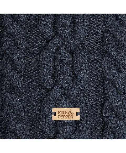 Pull Donovan torsade Marine pour chiens - Milk&Pepper