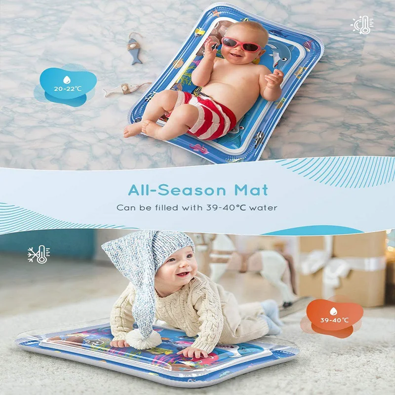 tapis de jeux pour bébé gonflable à l'eau