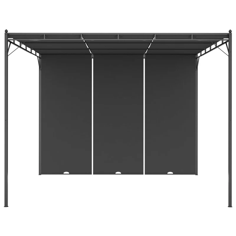 Tuinprieel Met Zijgordijn 3X3X2,25 M