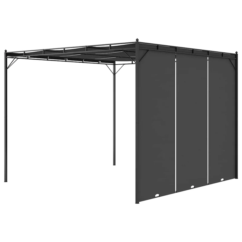 Tuinprieel Met Zijgordijn 3X3X2,25 M