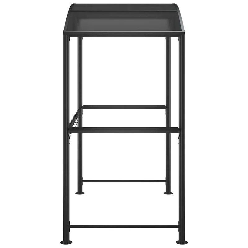 Barbecue-Overkapping 210X114X230 Cm Staal Antracietkleurig