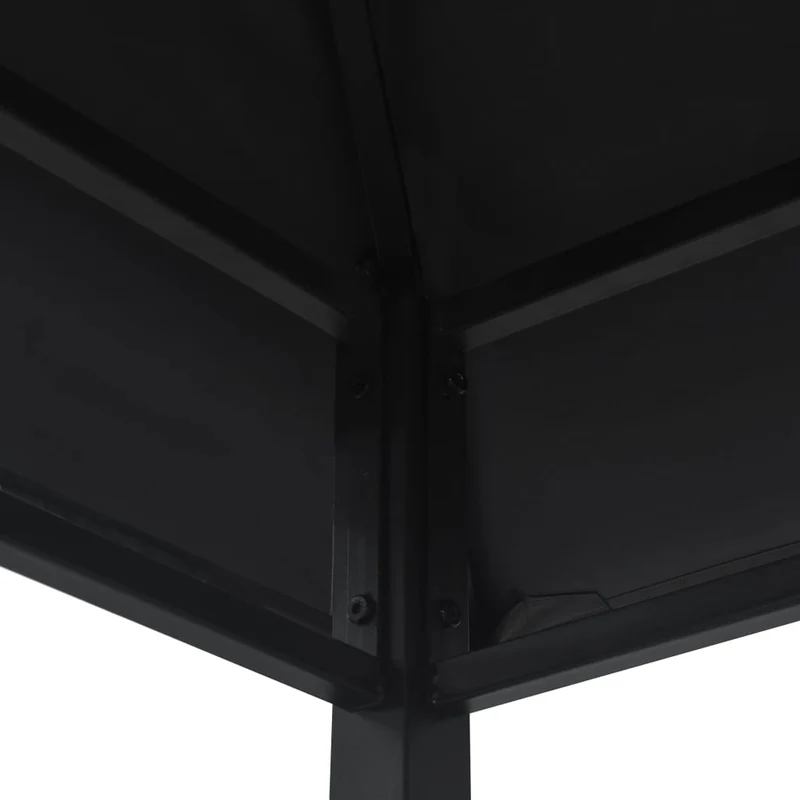 Barbecue Paviljoen 240X150X255 Cm Staal Antraciet