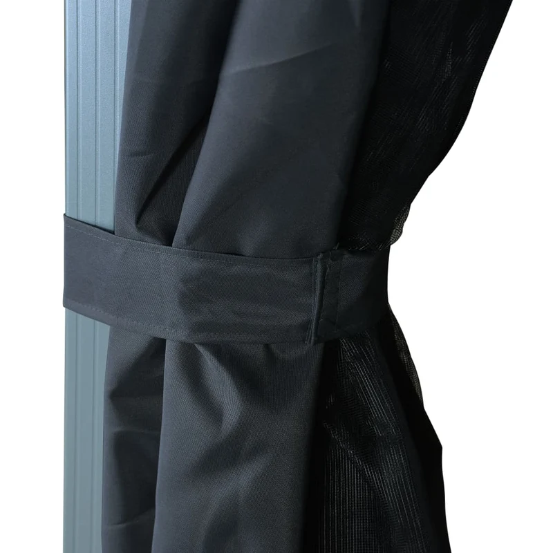 Prieel Met Gordijn Aluminium