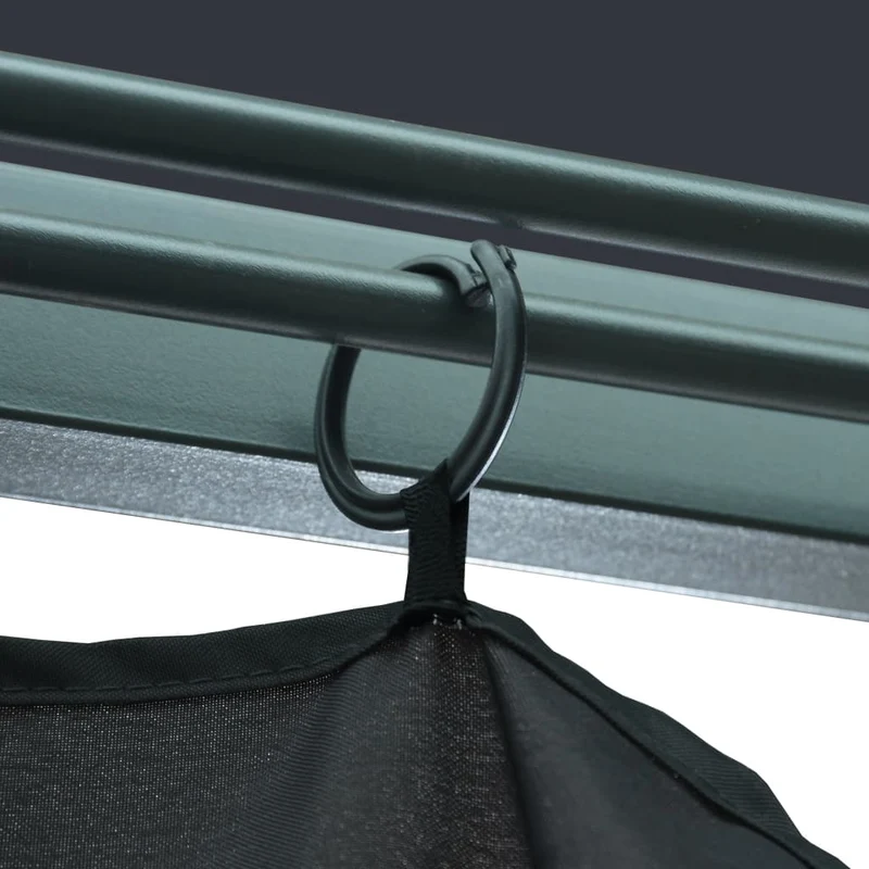 Prieel Met Gordijn Aluminium