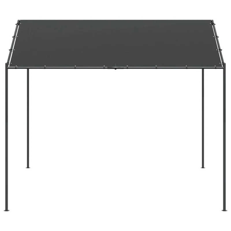 Tuinpaviljoen 4X4 M Staal En Stof Antracietkleurig