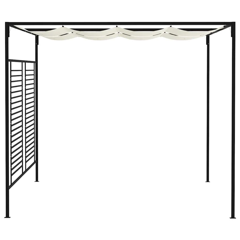Prieel Met Uittrekbaar Dak 180 G/M² 3X4X2,3 M Kleurig
