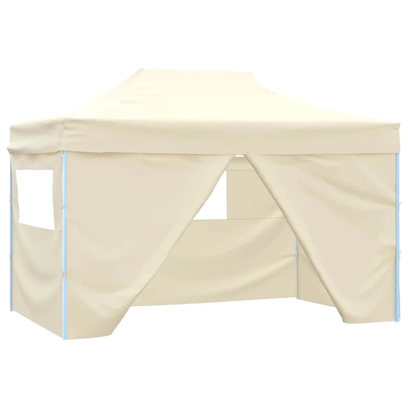 Partytent Met 4 Zijwanden Inklapbaar 3X4 M Staal