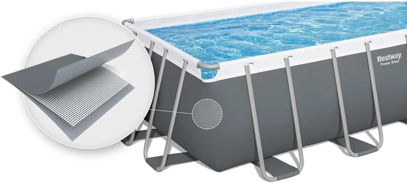 Bestway – Power Steel piscina desmontable rectangular (549 × 274 × 122 cm)