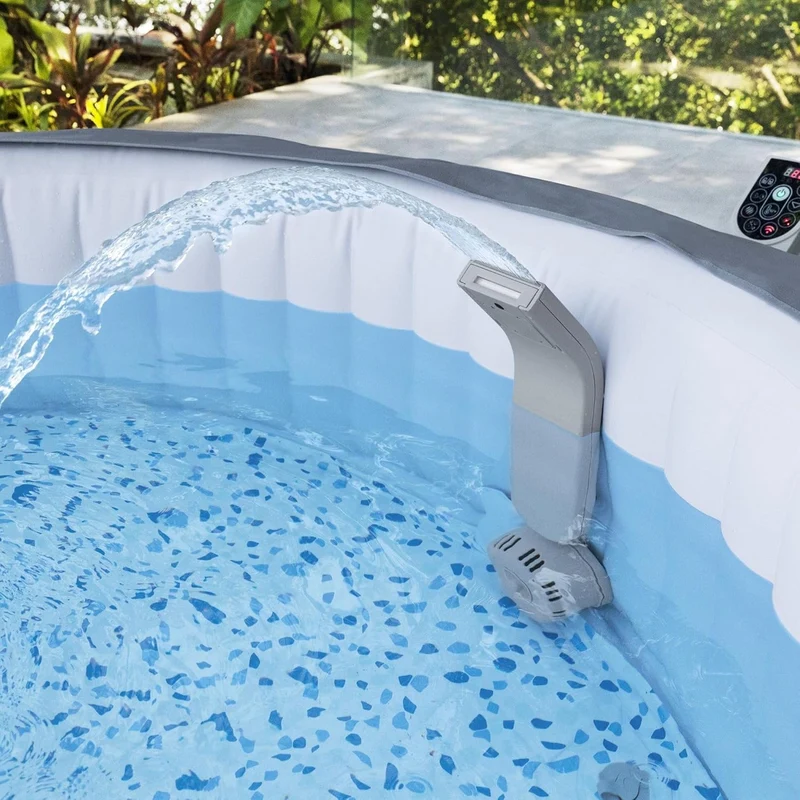 Bestway - Cascada LED relajante para spa Lay-Z-Spa plateado