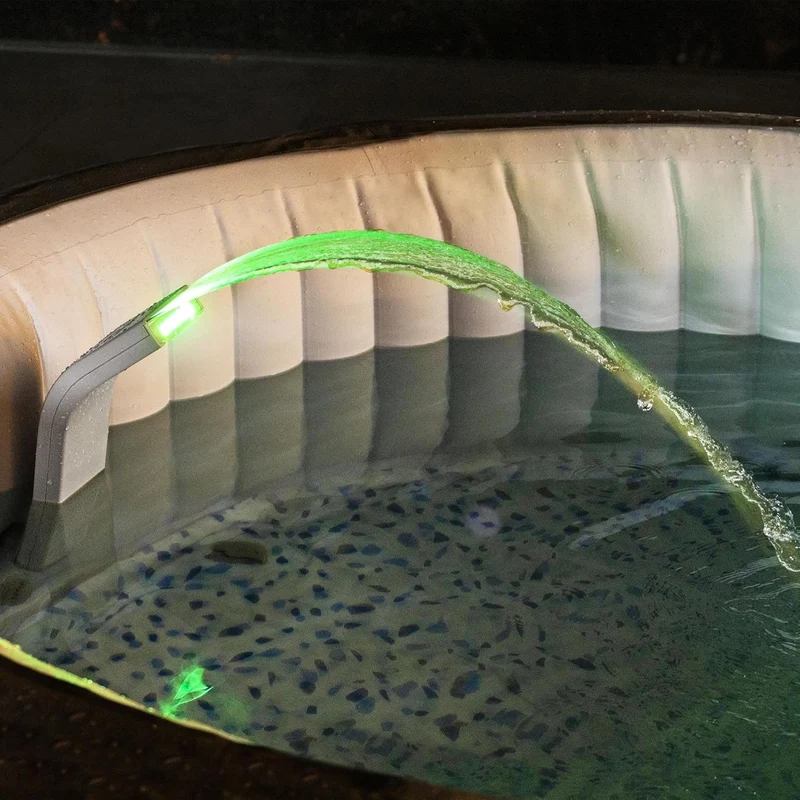Bestway - Cascada LED relajante para spa Lay-Z-Spa plateado