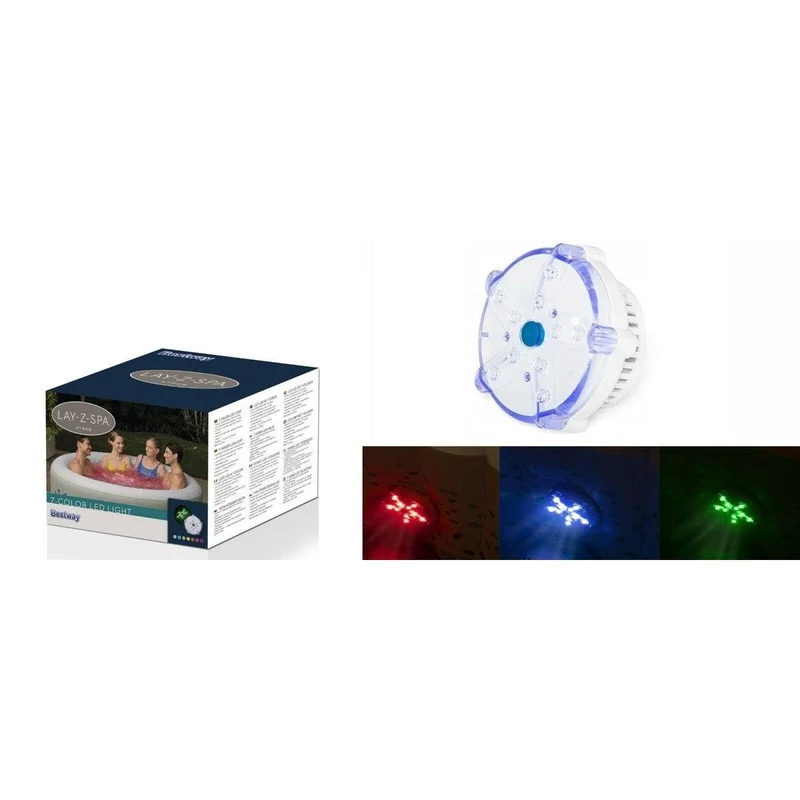 Bestway - Lámpara LED Lay-Z-Spa 7 colores