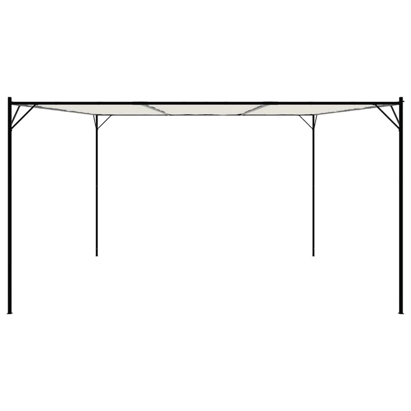 Prieel 4X4 M 180 G/M² Stof En Staal Wit