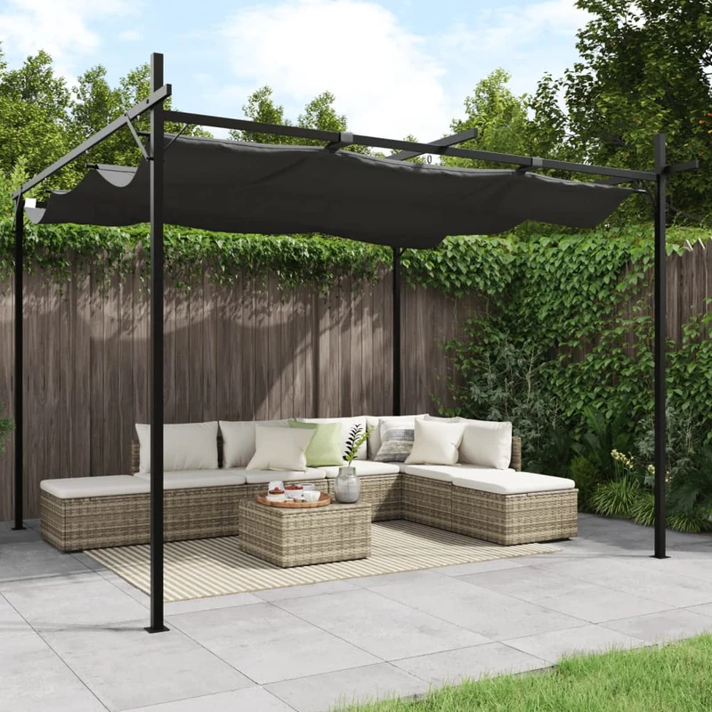 Pergola Met Uitschuifbaar Dak 395X292X230