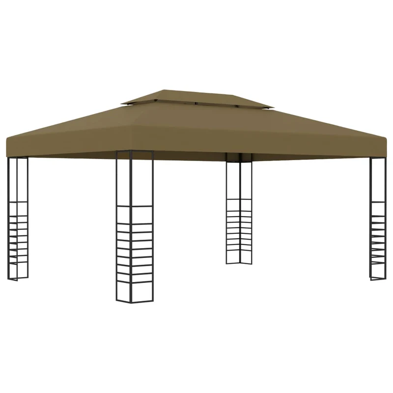 Prieel Met Led-Lichtslinger 3X4 M
