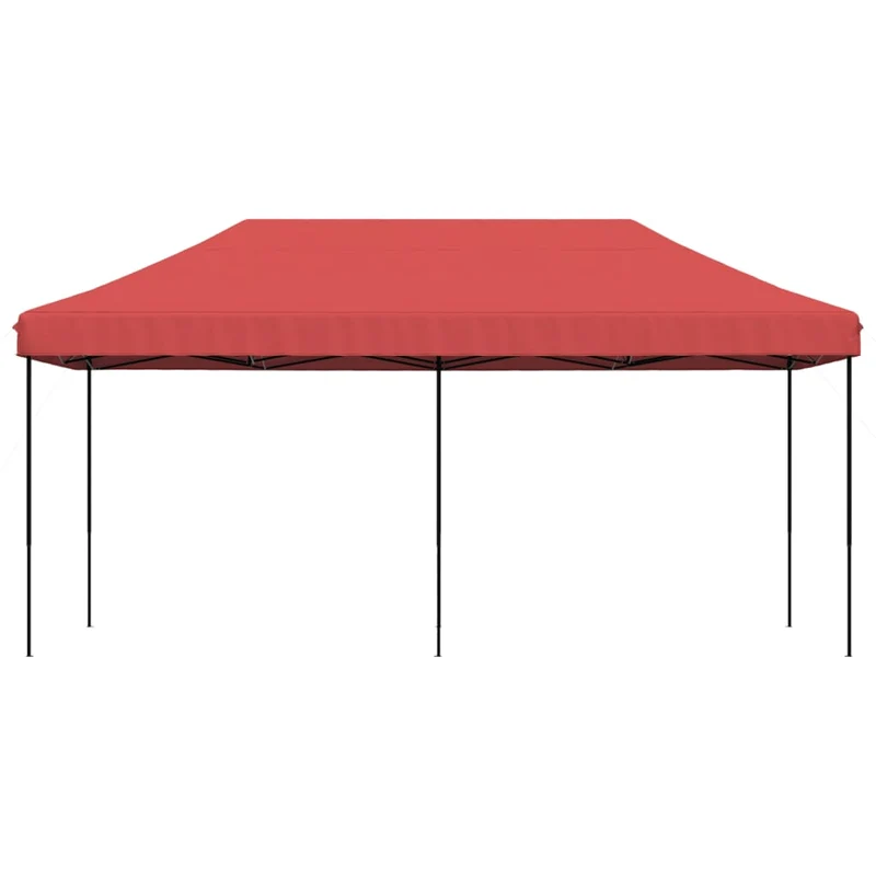 Partytent Bordeaux Met Zwarte Frame Oxford Stof