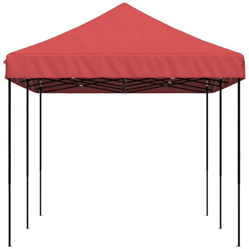 Partytent Bordeaux Met Zwarte Frame Oxford Stof