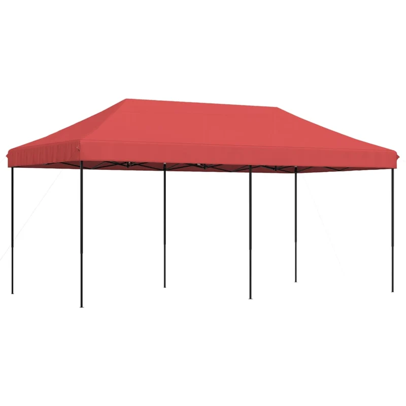 Partytent Bordeaux Met Zwarte Frame Oxford Stof
