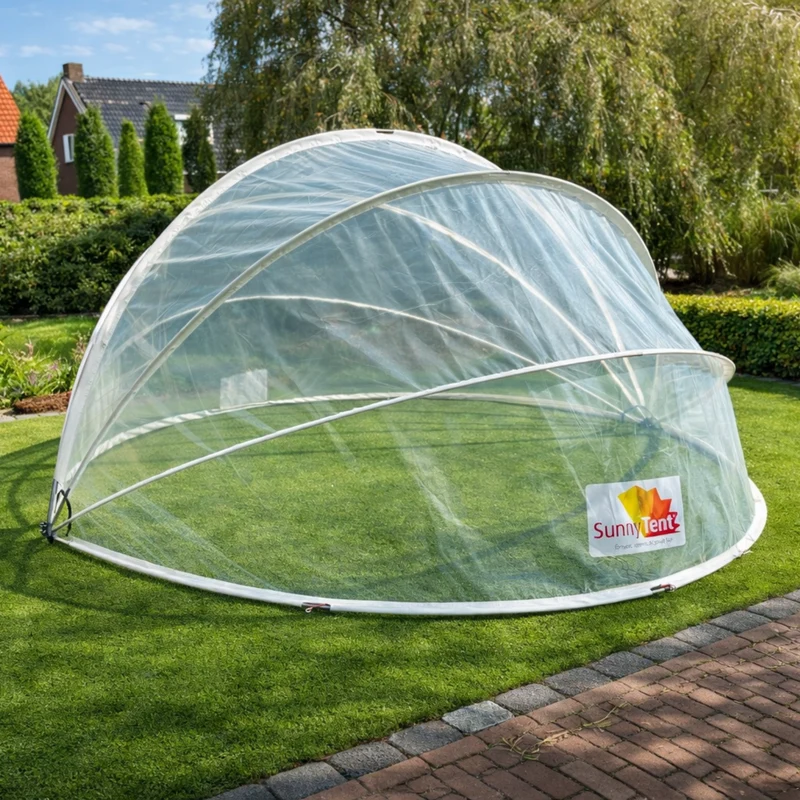 SunnyTent Round Pool Dome Cover (Size S – ø 12.5 ft.)
