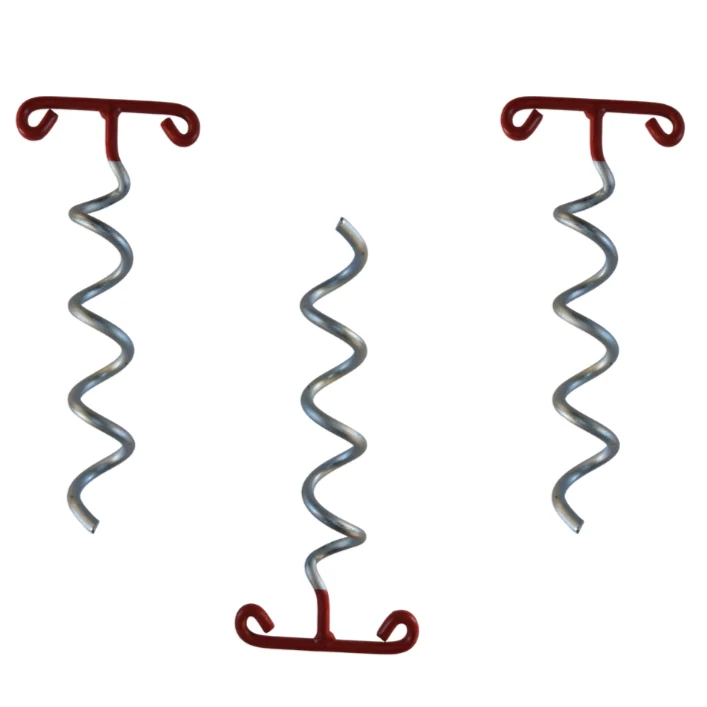 3 twist pegs for soft surfaces