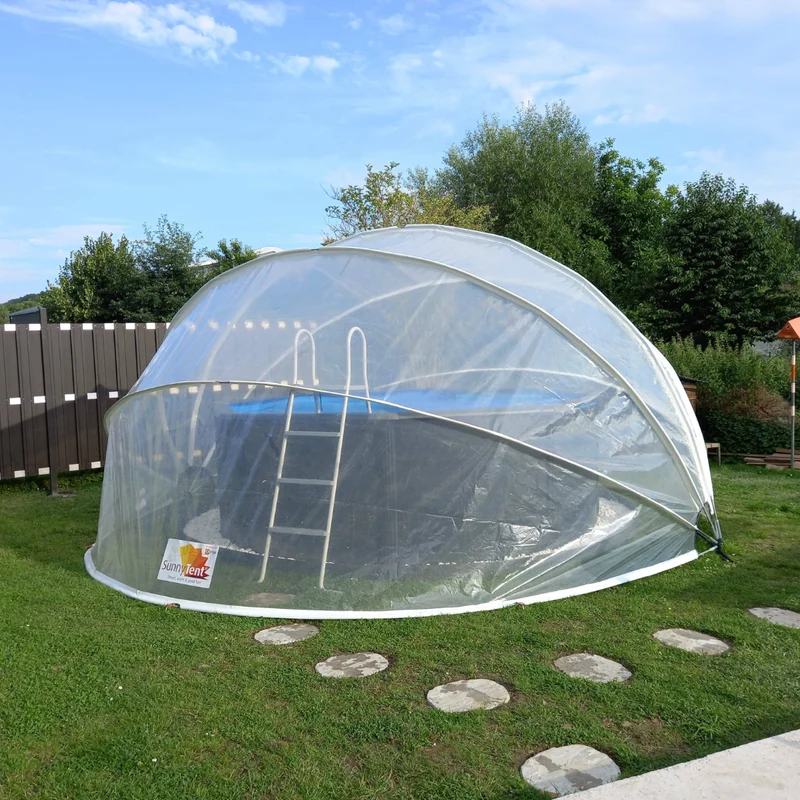SunnyTent Round Pool Dome Cover (Size M – ø 14.4 ft.)